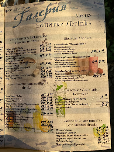 Ресторант Галерия - Гастрономия и хотелиерство