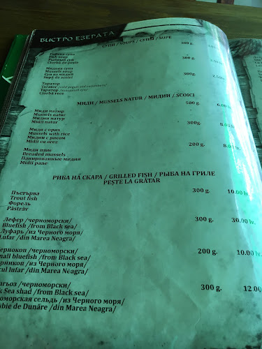 Comentarii opinii despre Бистро Езерата | Прясна риба, миди, Обедно меню Балчик