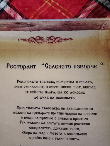 Ресторант "Соленото изворче"