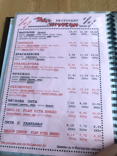 Пицария Ресторант “Чичовци” - Гастрономия и хотелиерство