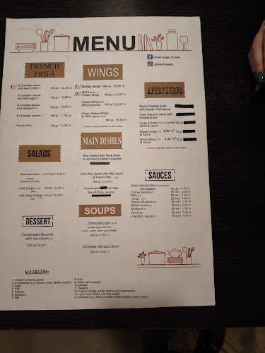 Корнър бургери - Гастрономия и хотелиерство