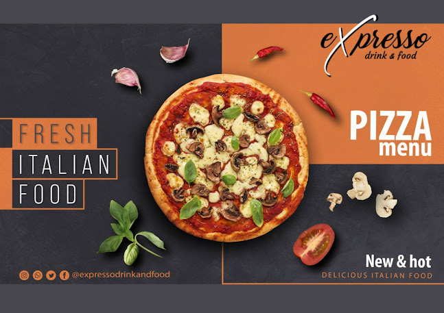 Expresso drink & food