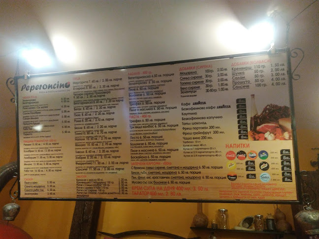 Пеперончино пица и паста - София