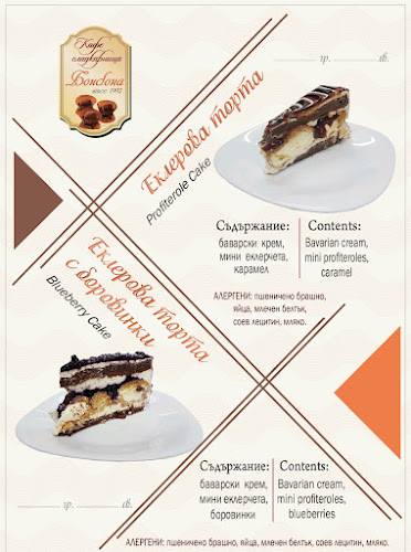 Comentarii opinii despre Сладкарница Бонбона