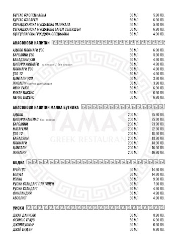 Гръцки ресторант YAMAS - Гастрономия и хотелиерство