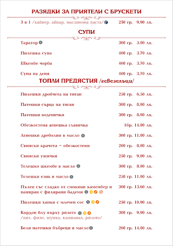 Бар-Грил "Приятели" / Bar&Grill "Friends" - Гастрономия и хотелиерство