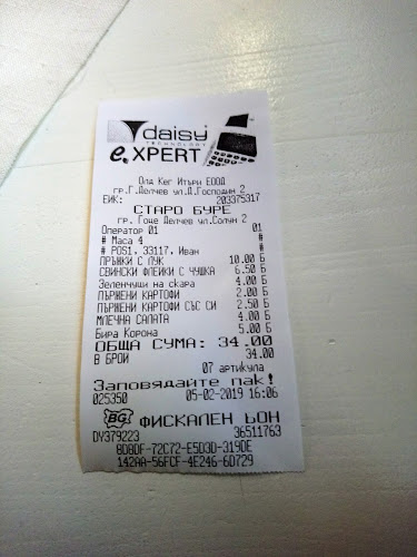 Opinii despre МЕХАНА СТАРО БУРЕ în Гоце Делчев - Гастрономия и хотелиерство